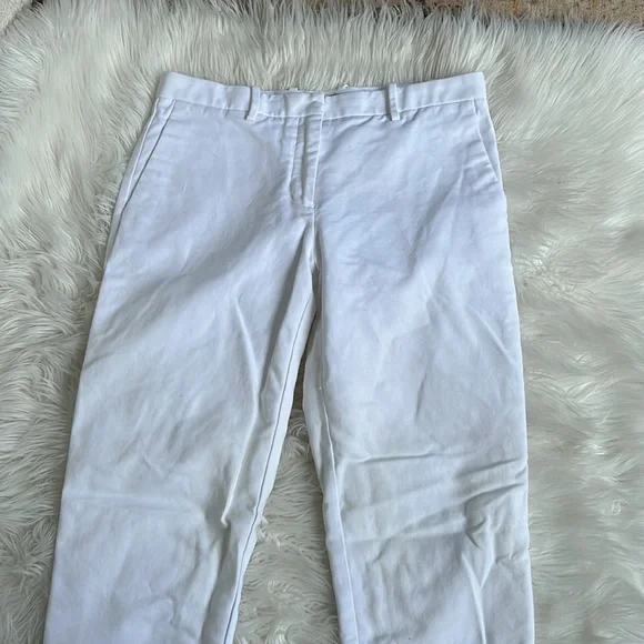 GAP SLIM CROPPED WHITE PANTS SIZE 4R - Picture 6 of 7